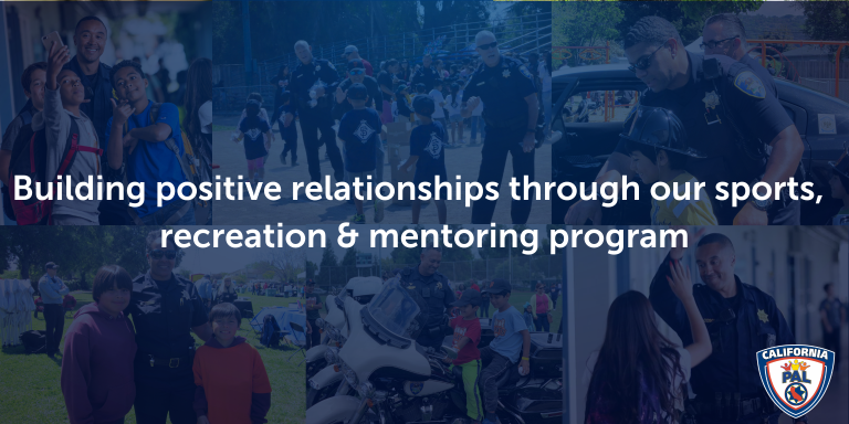 Cops and kids out in the community