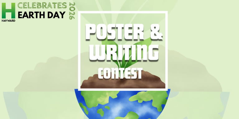 Light green flyer with the text: Poster & Writing Contest